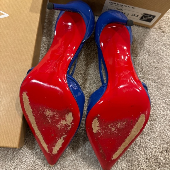 Christian Louboutin Cross Blake electric blue 39.5 - Picture 4 of 9